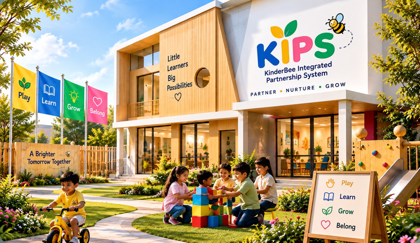 Kinderbee no royalty preschool franchise in India